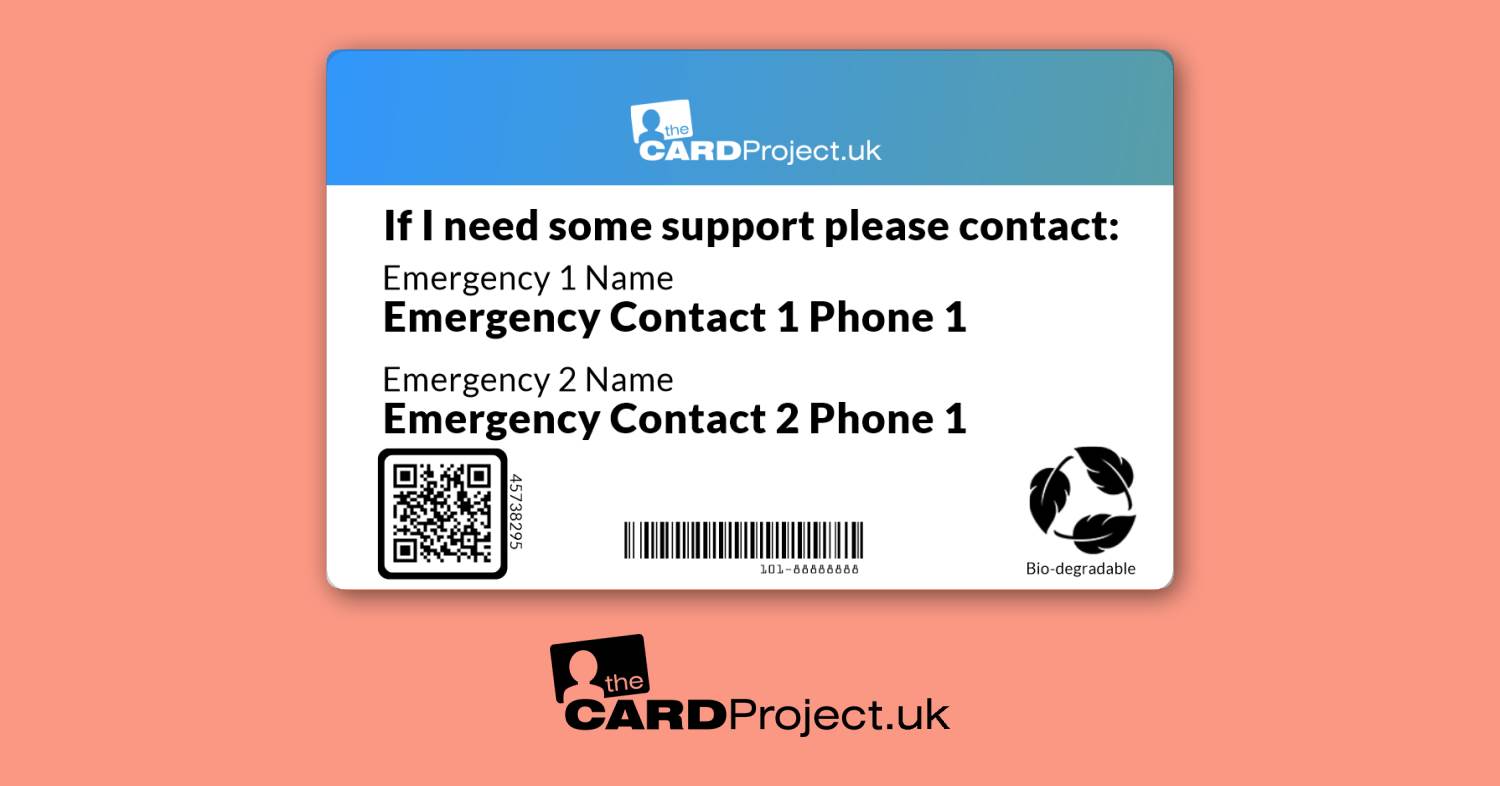 Cochlear Implant Photo ID Card (REAR)
